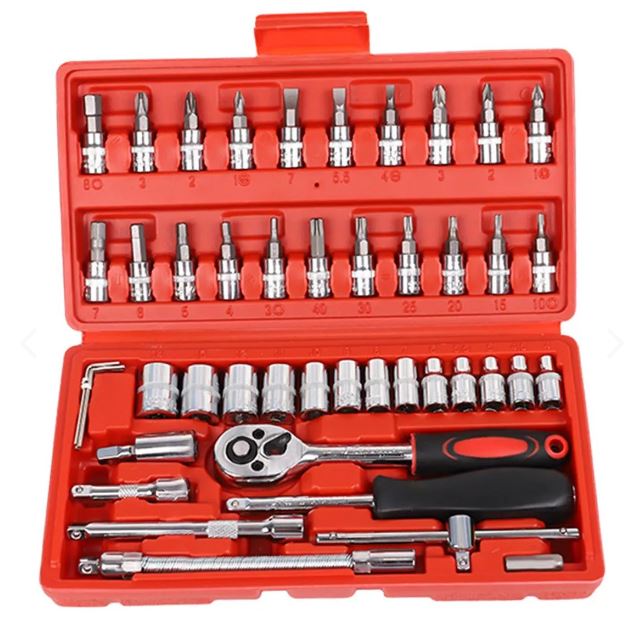 Kit Pulverizador Eléctrico + Juego de copas 46 piezas