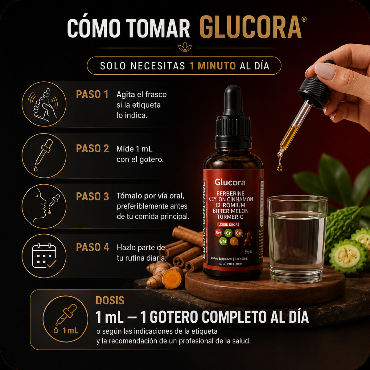 Glucora | Apoyo natural para el bienestar del azúcar en sangre