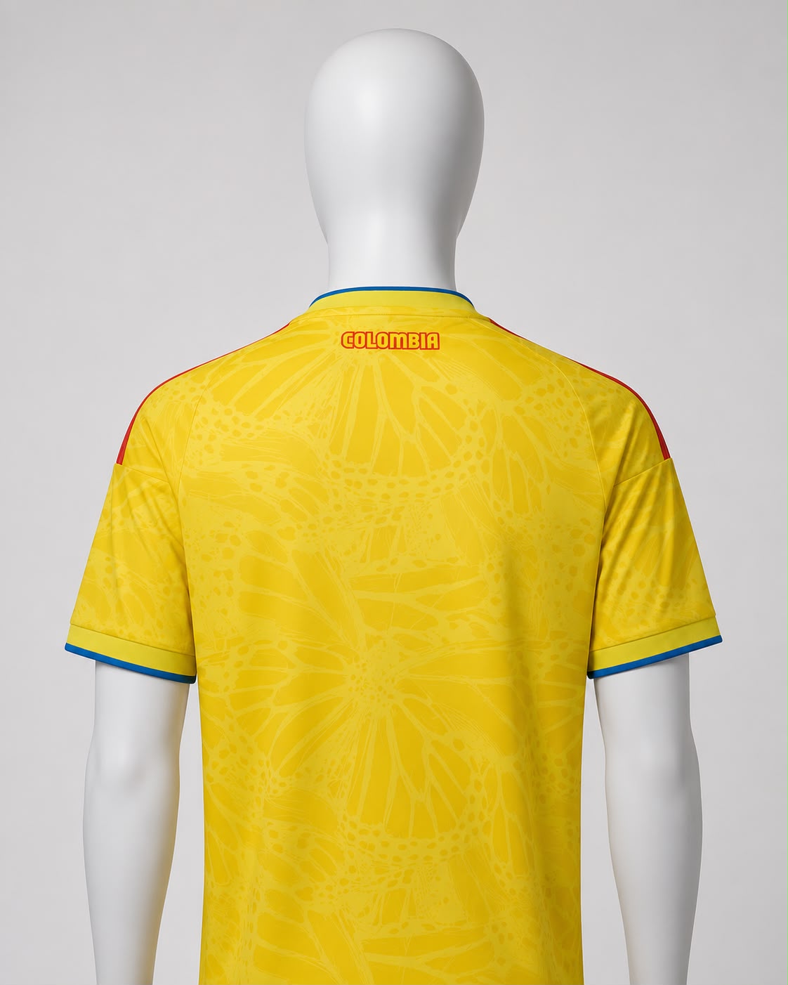 CAMISETA SELECCIÓN COLOMBIA 1.1 AMARRILA MUNDIAL 2026 - BORDADA